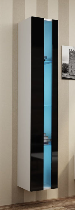 Cama Living room cabinet set VIGO NEW 12 white/black gloss
