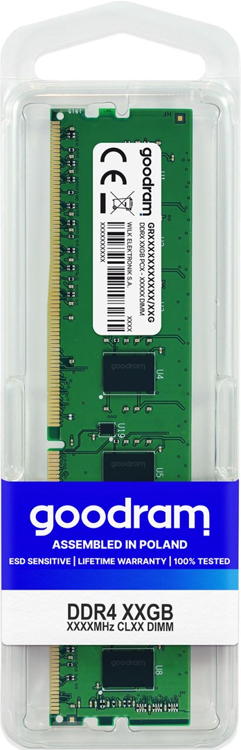 Goodram GR3200D464L22/16G memory module 16 GB 1 x 16 GB DDR4 288-pin DIMM