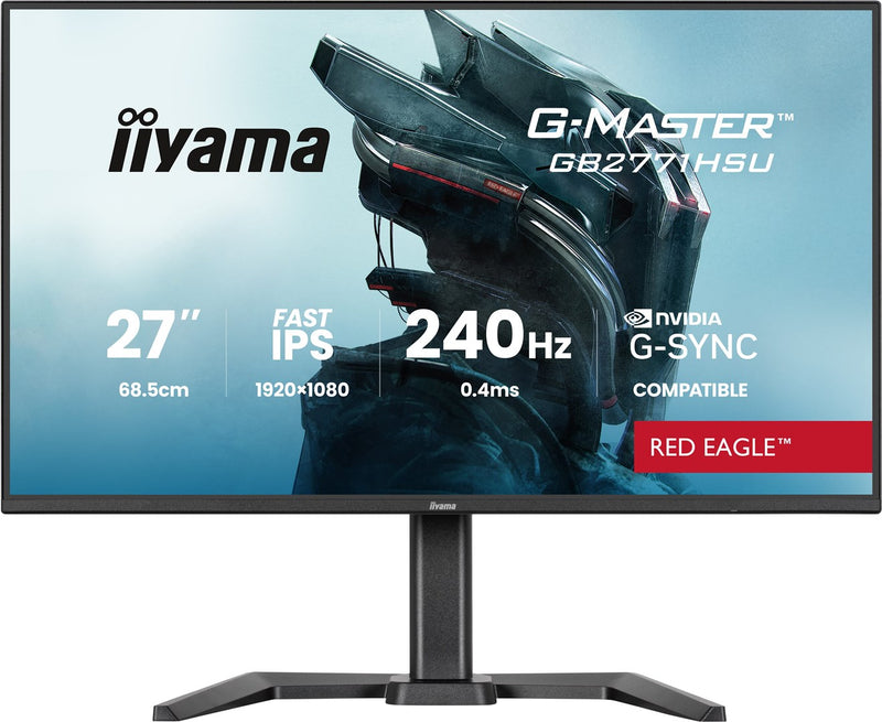 iiyama G-MASTER GB2771HSU-B1 Moniteur PC 68,6 cm (27") 1920 x 1080 pixels Full HD Noir