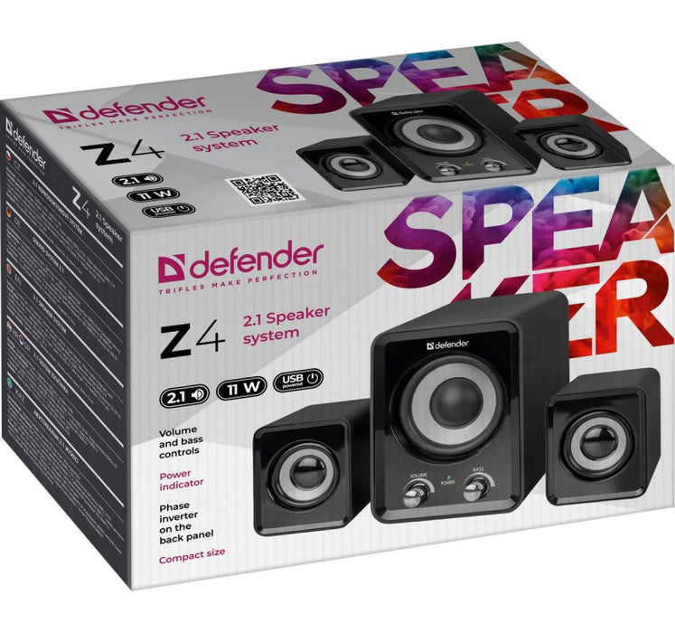 Computer speakers DEFENDER Z4 2.1 11W USB