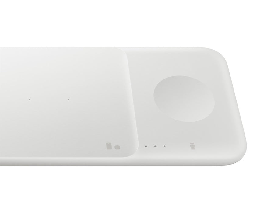 Samsung Wireless Charger Trio Headset, Smartphone, Smartwatch White USB Wireless charging Fast charging Indoor