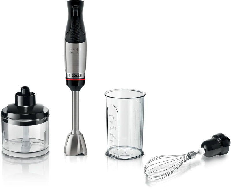 Bosch Serie 6 MSM6M621 blender 0.5 L Immersion blender 1000 W Black, Stainless steel