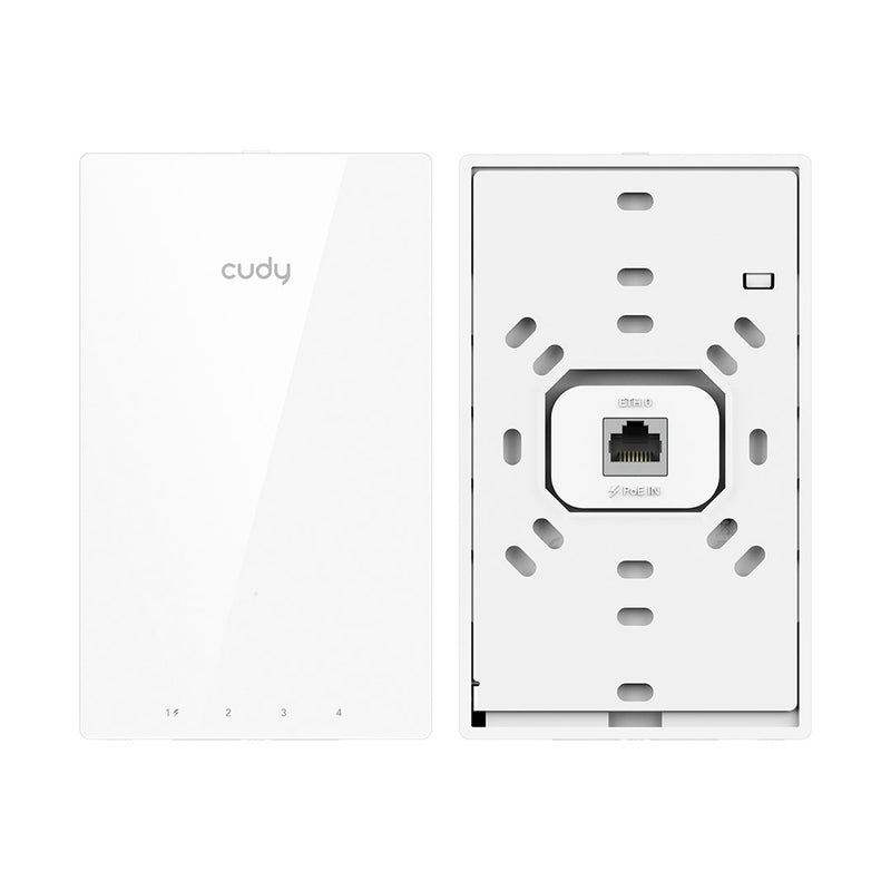 Cudy AX3000 Gigabit Wall-Plate Wi-Fi 6 Access 2976 Mbit/s White