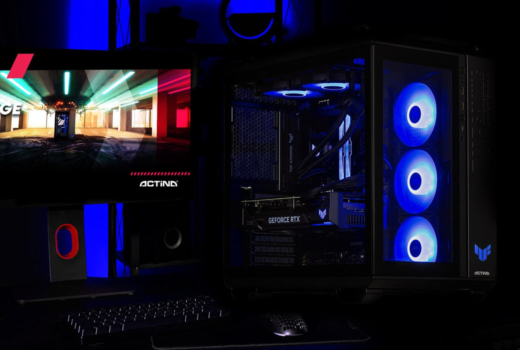 Actina 5901443411819 PC AMD Ryzen™ 7 7800X3D 32 GB DDR5-SDRAM 2 TB SSD NVIDIA GeForce RTX 5080 Midi Tower Black