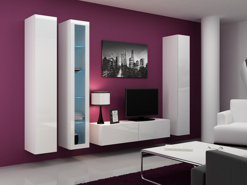 Cama Glass-case VIGO '180' 180/40/30 white/white gloss