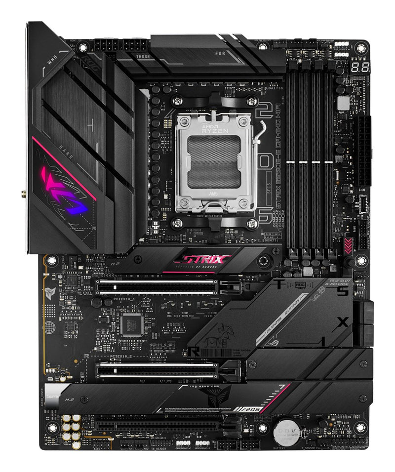 ASUS ROG Strix B650E-E Gaming WiFi - Motherboard - ATX - Socket AM5 - AMD B650 Chipset - USB-C 3.2 Gen 2x2, USB-C 3.2 Gen2, USB 3.2 Gen 2, USB 3.2 Gen