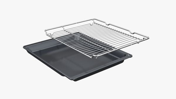 Bosch Serie 4 HBA514BS3 oven 71 L 3400 W Black, Stainless steel