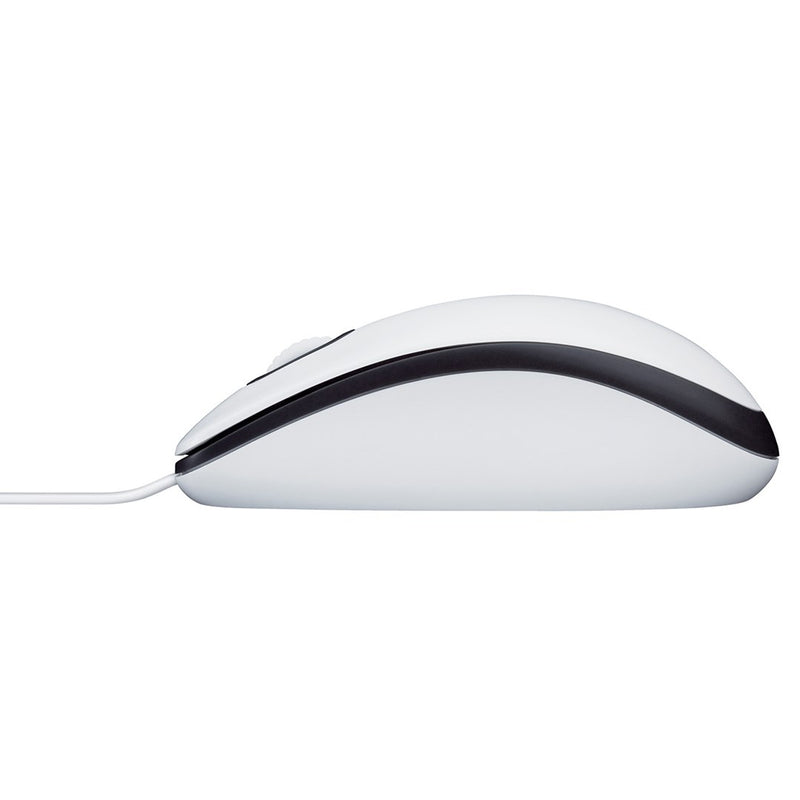 Logitech M100 - Mouse - full size - right and left-handed - optical - 3 buttons - wired - USB