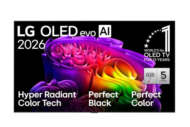 LG OLED55G61LW 139.7 cm (55") 4K Ultra HD Smart TV Wi-Fi Black