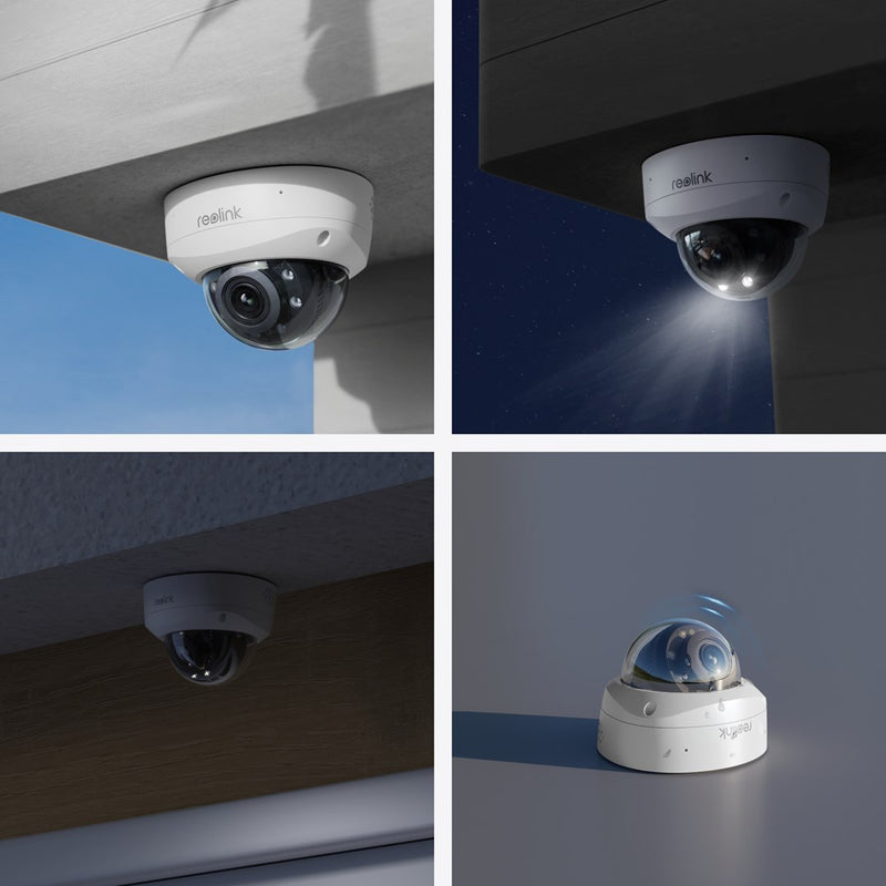 Reolink P437 – 4K-Außenkamera, IK10-Vandalismusschutz, PoE, 5-fach optischer Zoom, Farb-Nachtsicht, intelligente Erkennung
