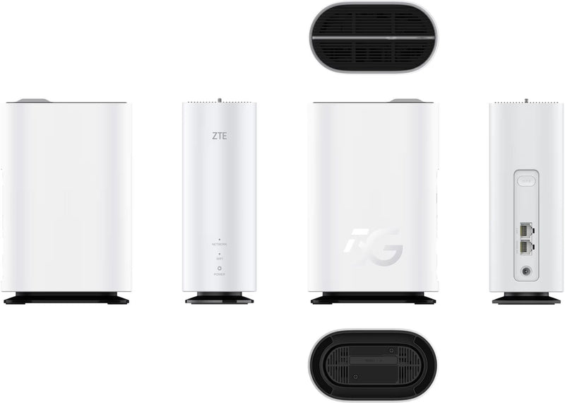 ZTE G5C - Gigabit Ethernet dual-band (2.4 GHz / 5 GHz) Wi-Fi 6 4G/5G wireless router in white