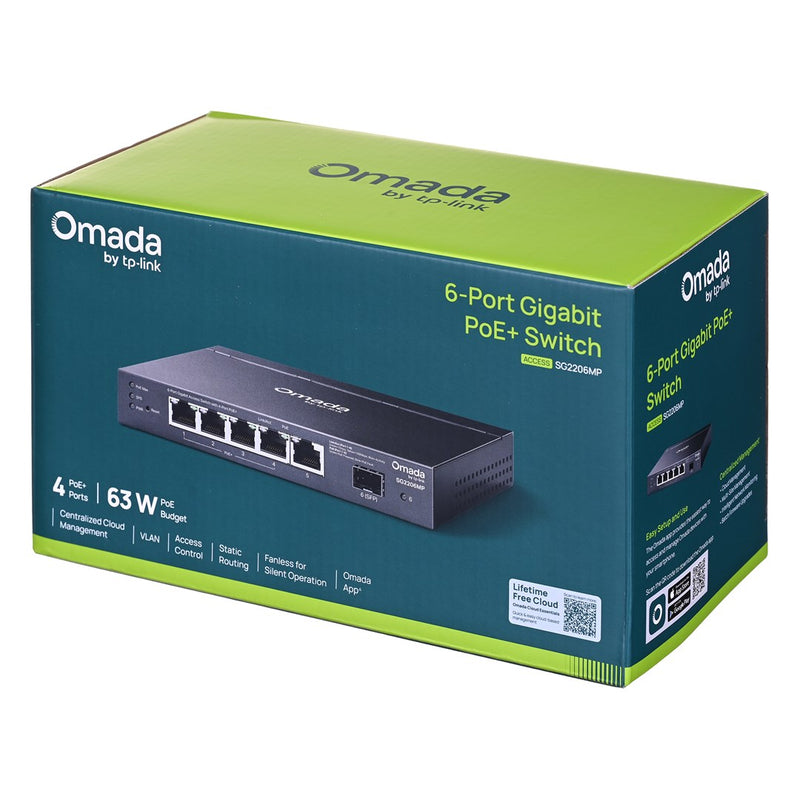TP-Link Omada SG2206MP network switch L2 Gigabit Ethernet (10/100/1000) Power over Ethernet (PoE)