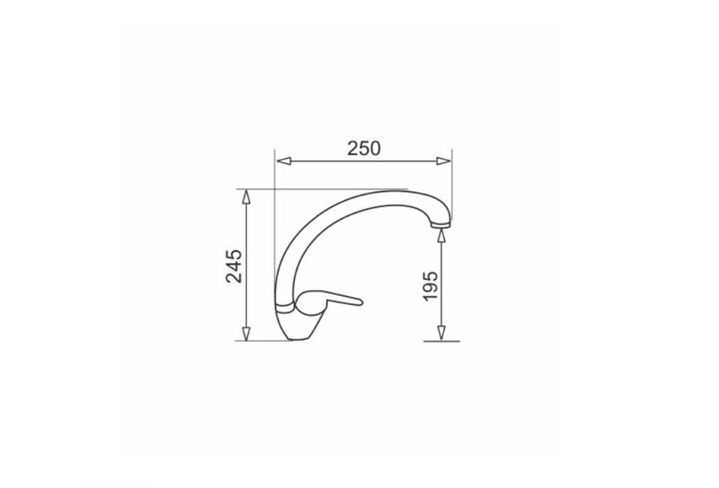 PYRAMIS OSSIA granite faucet vanilla