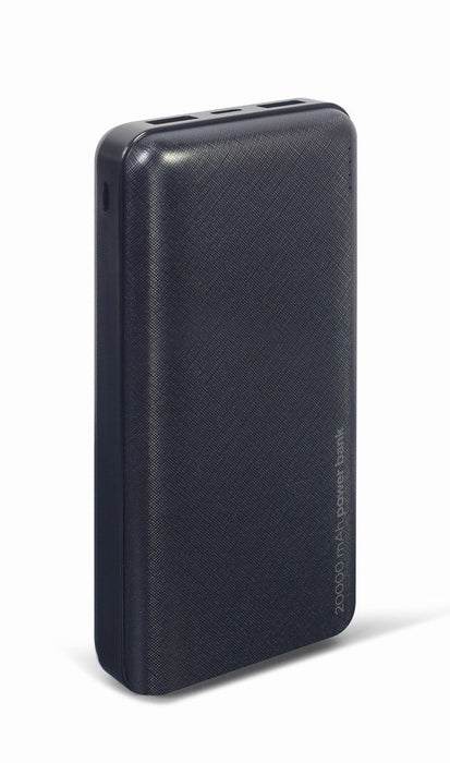Gembird PB20-02 power bank Lithium Polymer (LiPo) 20000 mAh Black
