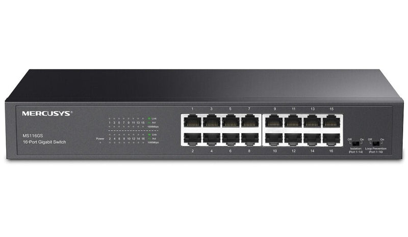 Commutateur réseau Mercusys MS116GS noir