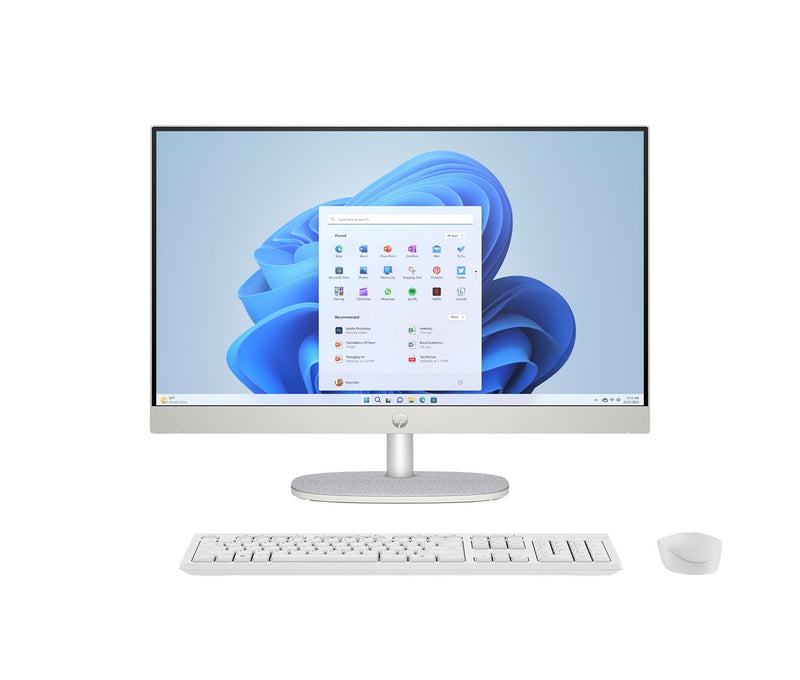 HP AIO 24-cr0124nw i3-N300 23.8"FHD IPS 250nits AG 8GB DDR4 3200 SSD512 UHD Cam720p kB+Mouse Win11 Shell White 2Y