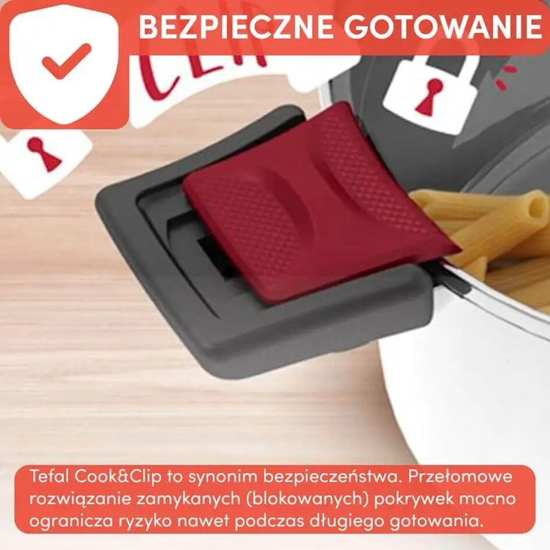 TEFAL Cook & Clip Cookware Set 10 pcs G723SA74
