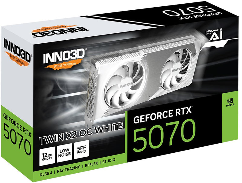 GeForce RTX 5070 Twin X2 OC BLANC 12Go