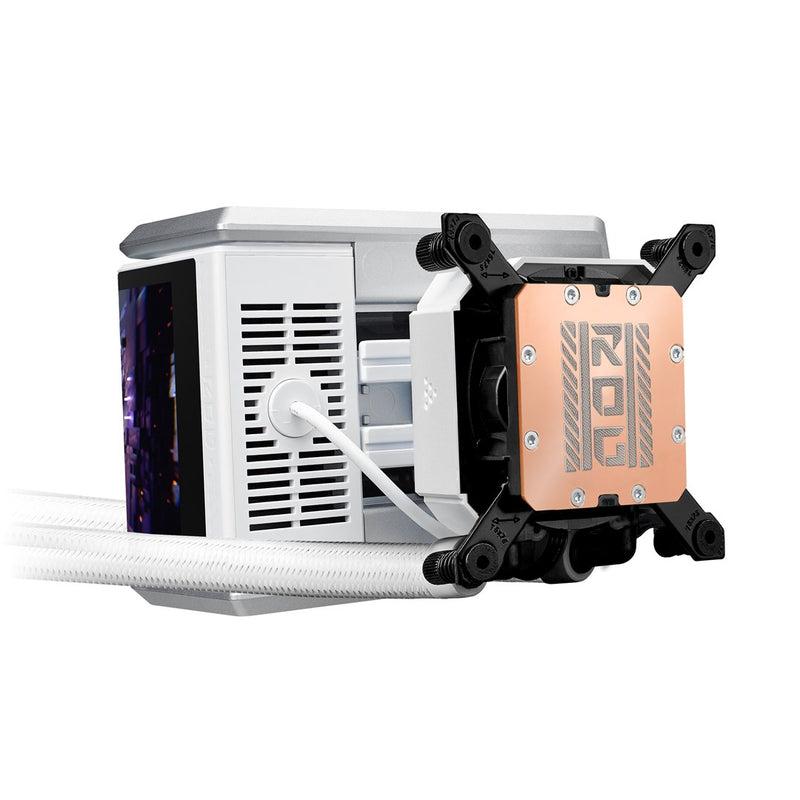 Asus ROG RYUO IV 360 ARGB Wht - All-in-One-Wasserkühlung, 12 cm (weiß)