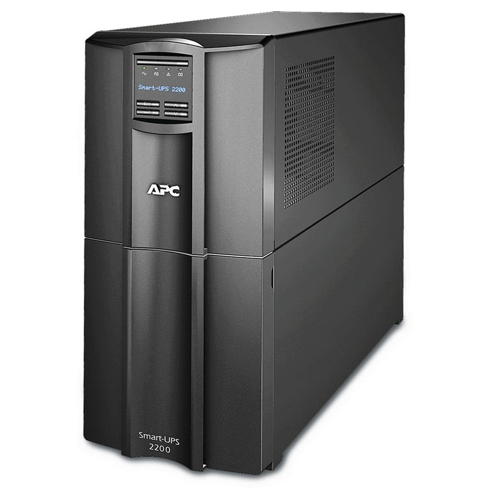 APC Smart-UPS SMT2200IC - UPS - AC 220/230/240 V - 1980 Watt - 2200 VA - Lead Acid - RS-232, USB - output connectors: 9 - black - with APC SmartConnec
