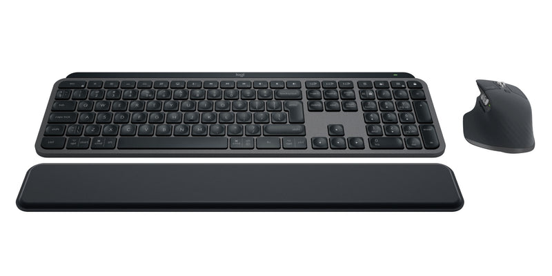 Logitech Master MX Keys Combo for Bussiness keyboard Mouse included Office RF Wireless + Bluetooth QWERTY US International Graphite