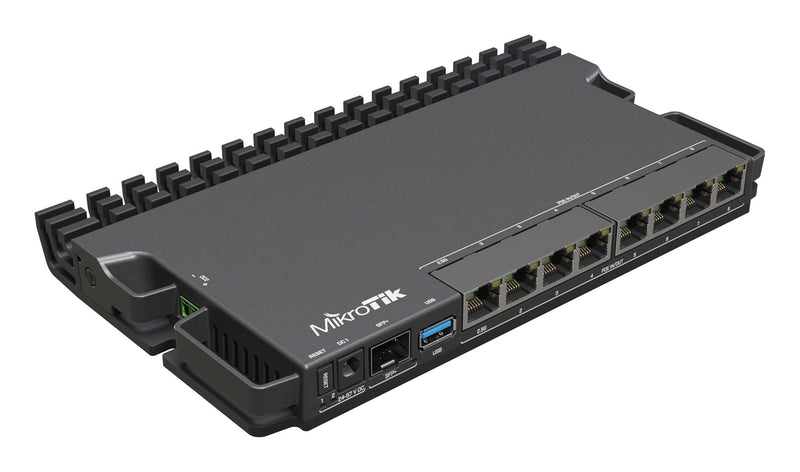 Mikrotik RB5009UPR+S+IN routeur filaire Ethernet 2,5 Gigabit, Ethernet Gigabit Noir