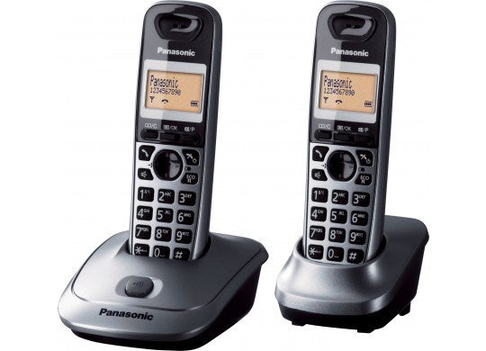 Panasonic KX-TG2512 DECT Telefon Grau Anrufer-ID