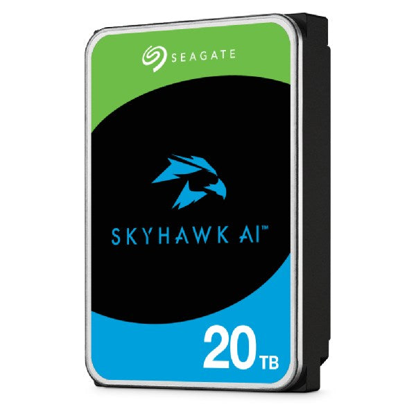 Seagate SkyHawk AI internal hard drive 20 TB 7200 RPM 512 MB 3.5" Serial ATA III (ST20000VE004)
