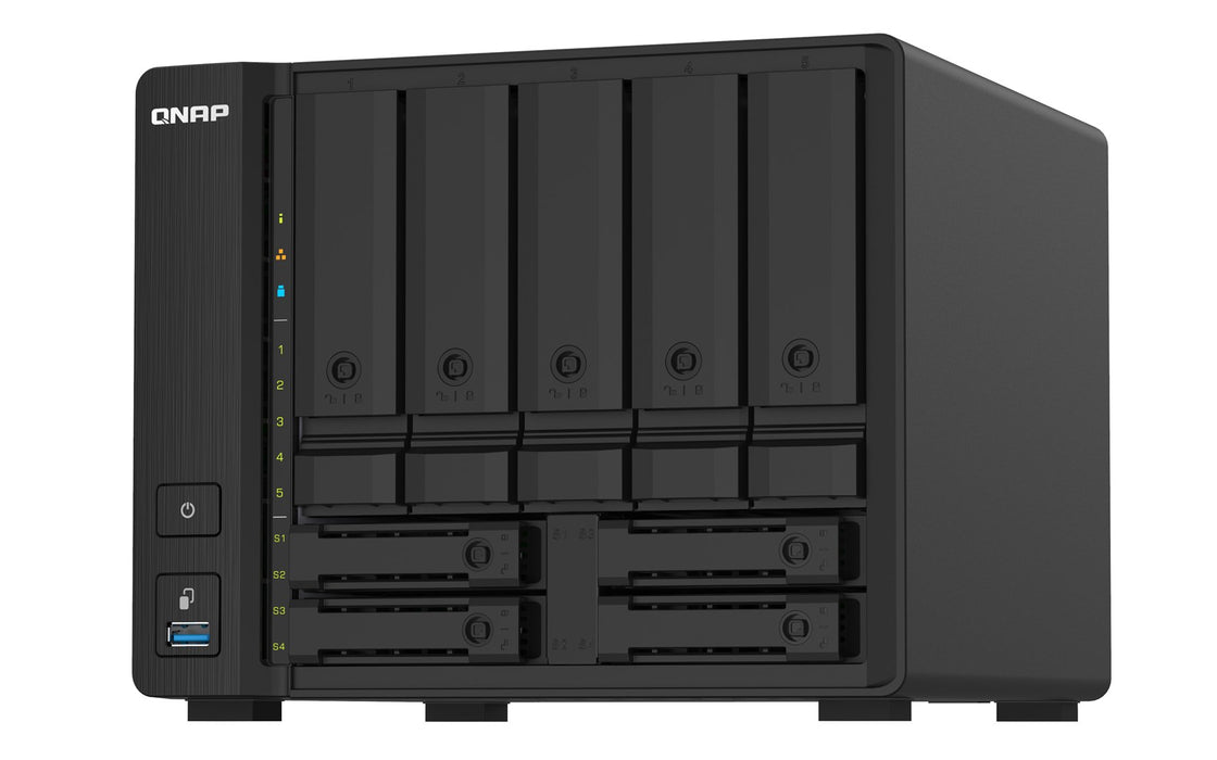 QNAP TS-932PX NAS Tower Annapurna Labs Alpine AL-324 4 GB DDR4 0 TB QNAP Turbo System Black