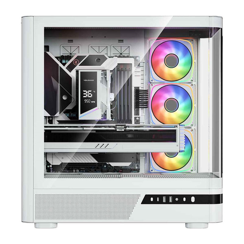 MODECOM Volcano Volcano AQ100 ARGB Midi White