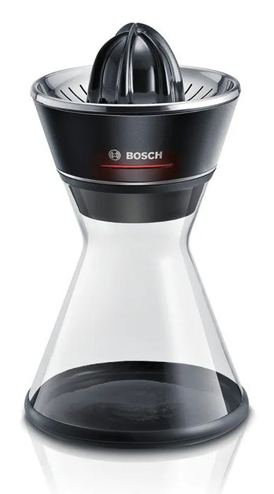 Bosch MCP72GPB citrus press Plastic, Stainless steel Black, Transparent