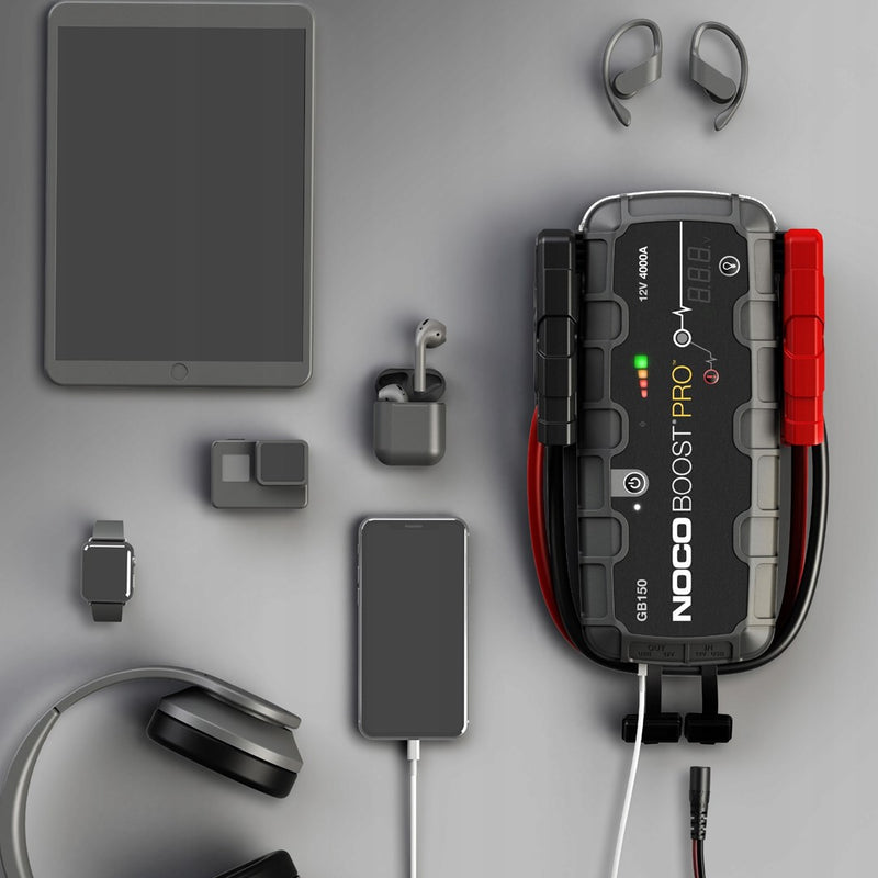 NOCO GB150 Boost démarreur autonome 12V 3000A avec batterie intégrée 12V/USB