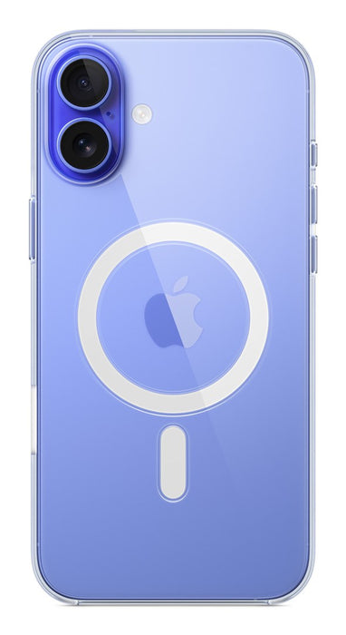 Apple - Back cover for mobile phone - MagSafe compatibility - polycarbonate - clear - for iPhone 16 Plus