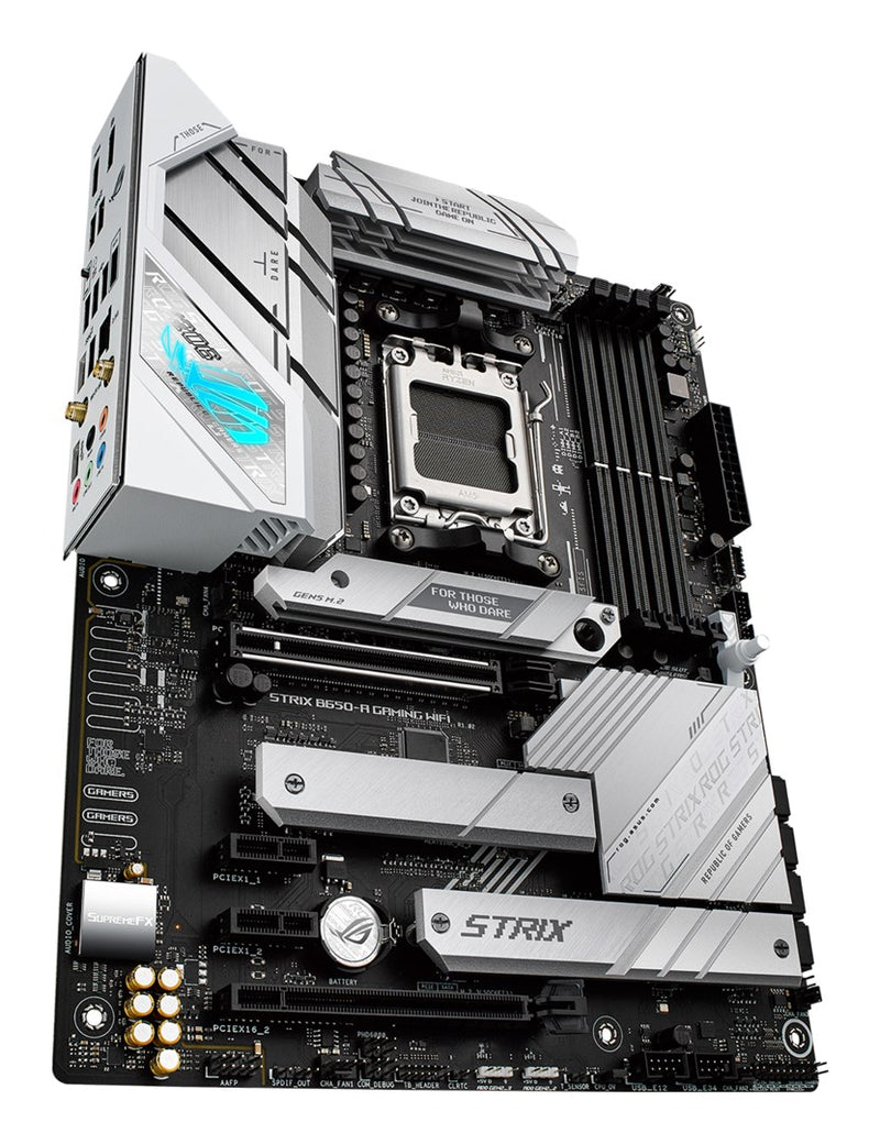 ASUS ROG STRIX B650-A GAMING WIFI - Motherboard - ATX - Socket AM5 - AMD B650 Chipset - USB-C 3.2 Gen 2x2, USB-C 3.2 Gen2, USB 3.2 Gen 2, USB 3.2 Gen
