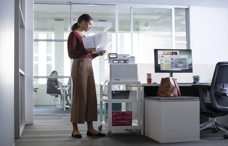 HP Color LaserJet Enterprise LaserJet Enterprise M480f Multifunction Color Printer, Ethernet Only; Copier, Scanner