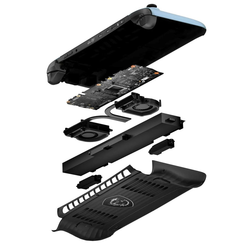 MSI Claw 8 AI+ A2VM-254PL portable gaming console 20.3 cm (8") 1 TB touchscreen Wi-Fi Glacier Blue Edition