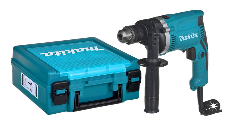 Makita HP1630K drill Key 3200 RPM Black,Blue 2.1 kg