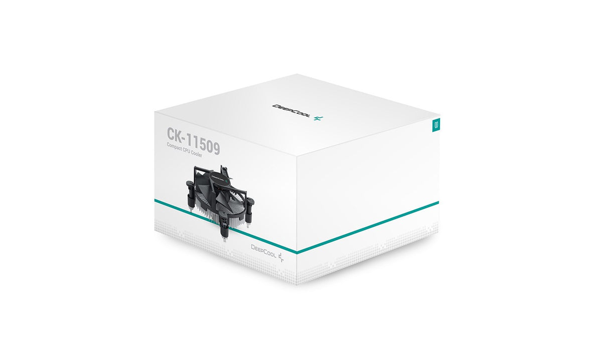 DeepCool CK-11509 Processor Cooler 9.2 cm Aluminium, Black 1 pc(s)