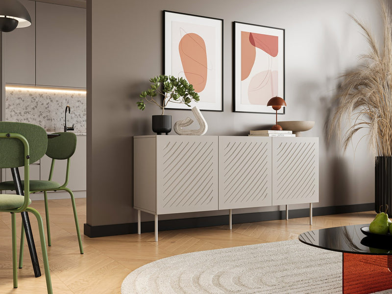 Cama SIENA chest of drawers 150,5x40x75 matt cashmere