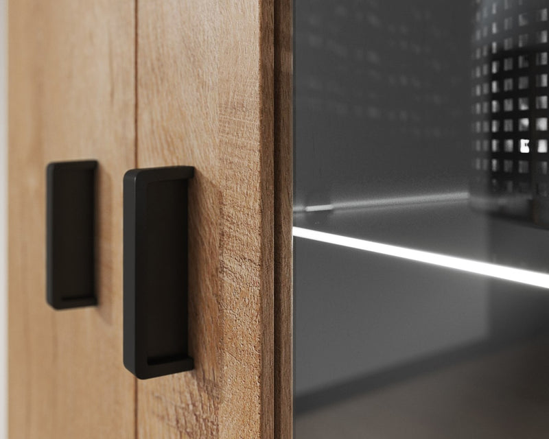 Cama hanging display cabinet SOHO lefkas oak/black