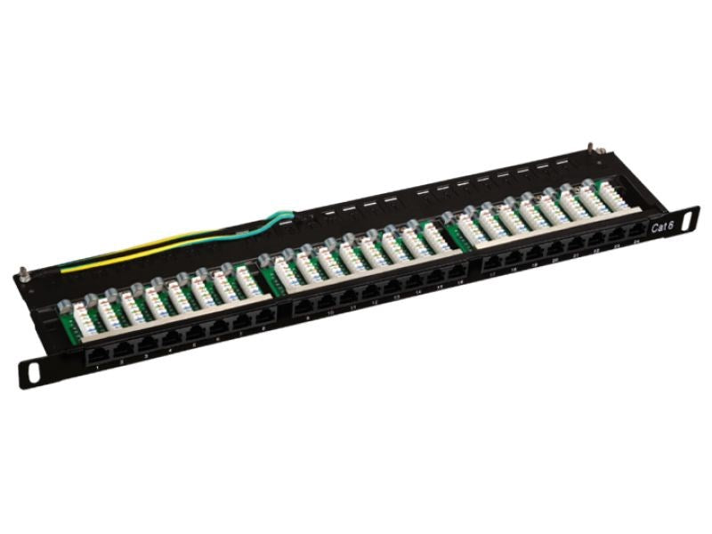 Alantec PK029 Patch panel OPTIMUM UTP cat.6 24 ports LSA 0.5U 19"