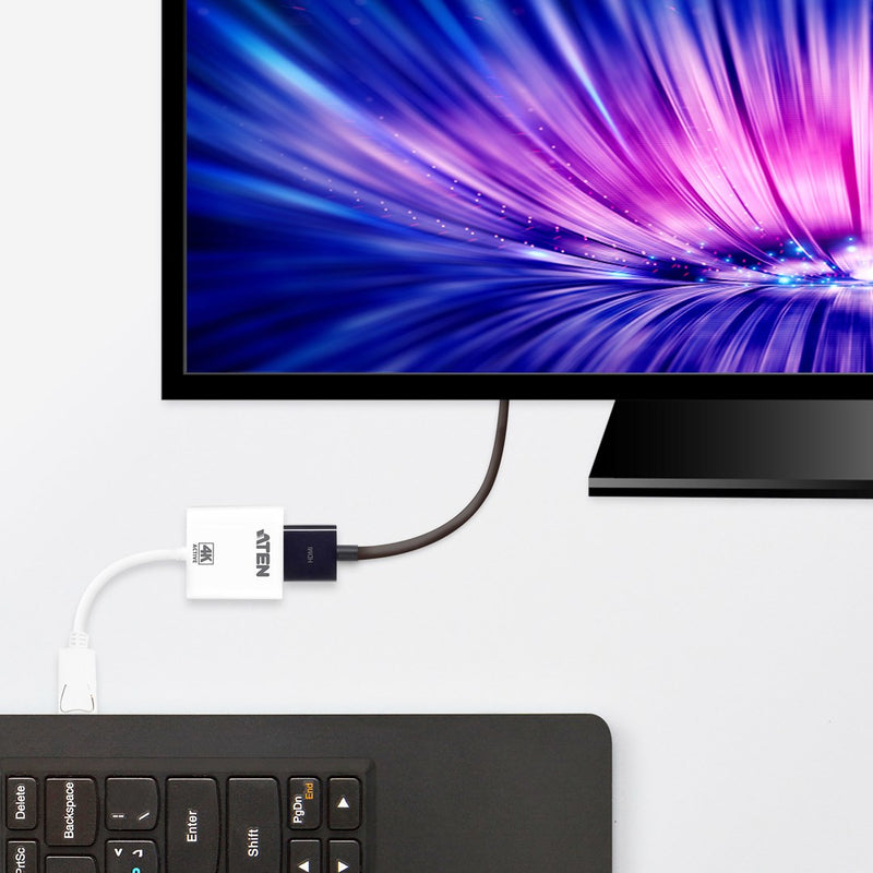 ATEN DisplayPort to 4K HDMI Active Adapter