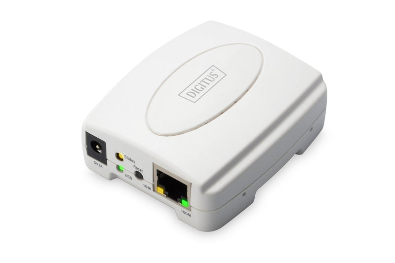 Digitus Fast Ethernet Printserver, USB 2.0