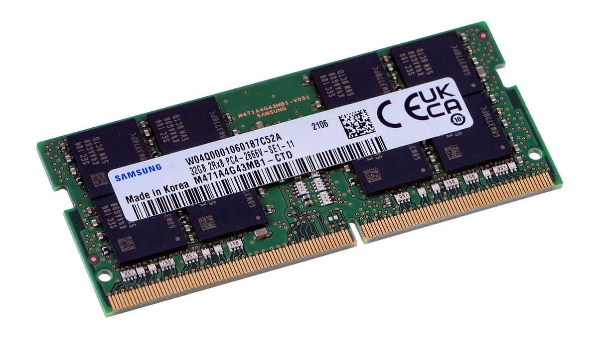 Samsung M471A4G43MB1-CTD memory module 32 GB 1 x 32 GB DDR4 2666 MHz