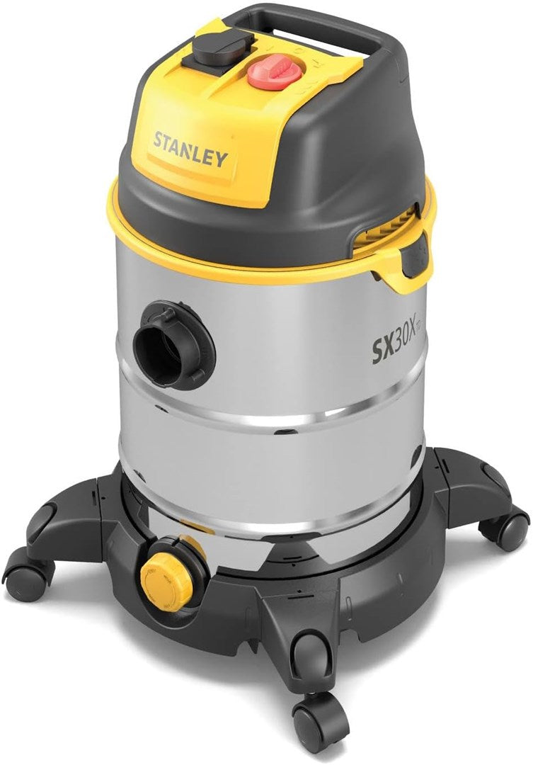 Staubsauger STANLEY SXVC30XTDE Schwarz, Edelstahl, Gelb 1600 W
