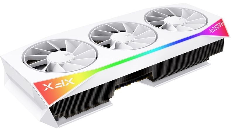 Graphics card. XFX Mercury RX 9070XT OC White G RGB 16