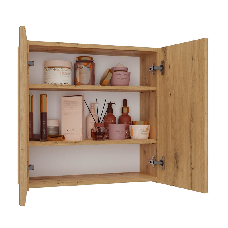 Meuble de rangement pour salle de bain Topeshop POLA 2DL ARTISAN Chêne