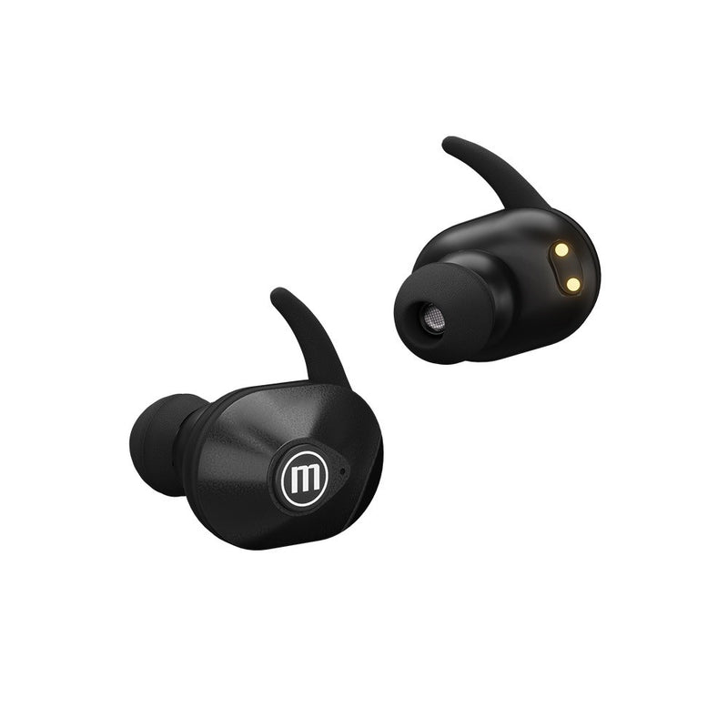 Écouteurs intra-auriculaires sans fil MAXELL MINI DUO avec étui de chargement Noir