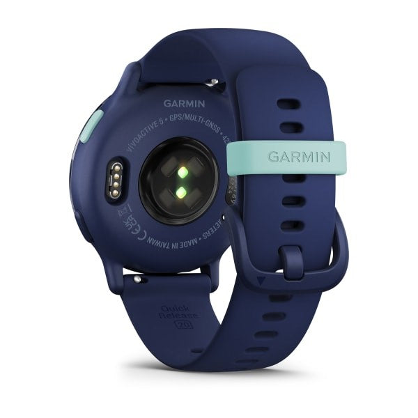 Garmin Vivoactive 5 3,05 cm (1.2") AMOLED 42 mm Digital 390 x 390 Pixel Touchscreen Blau Wi-Fi GPS (Satellit)