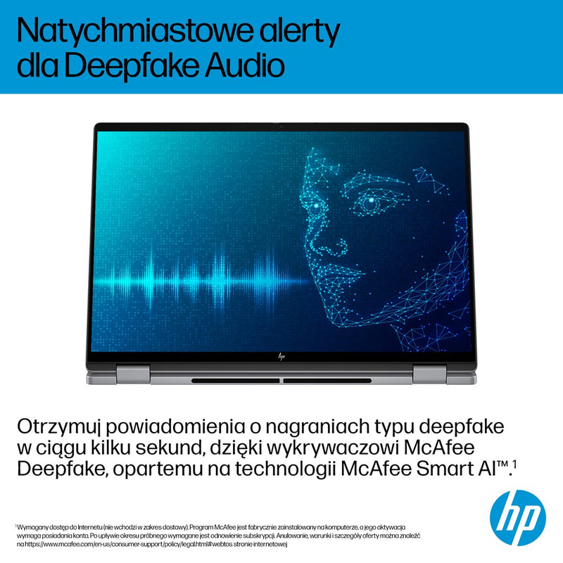 HP OmniBook X Flip Next Gen AI 16-ar0016nw Copilot+ PC AMD Ryzen AI 5 340 2-in-1 40.6 cm (16") touchscreen 2K 16 GB LPDDR5x-SDRAM 1 TB SSD Wi-Fi 7 (80